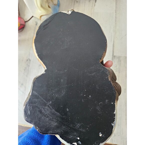 Jesus hanging vintage light up chalkware statue thorns trinket - Picture 6 of 9